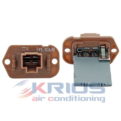 HOFFER K109117 Series resistor, electric motor (radiator fan)