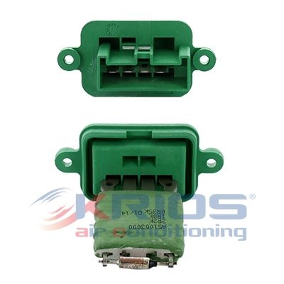 HOFFER K109127 Resistor, interior blower