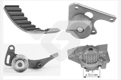Water Pump & Timing Belt Kit HUTCHINSON KH 01WP30