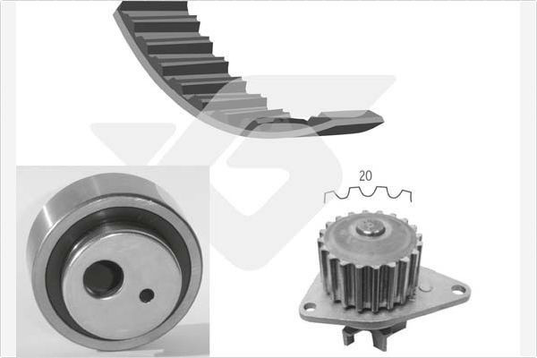 HUTCHINSON KH 03WP05 Water Pump & Timing Belt Kit
