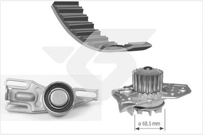 Water Pump & Timing Belt Kit HUTCHINSON KH 05WP09