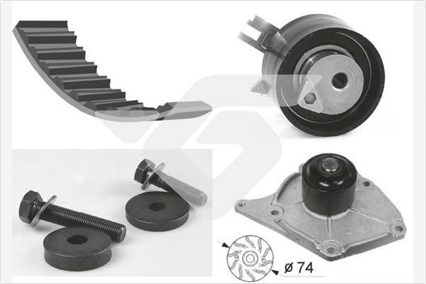 HUTCHINSON KH 101WP63 Water Pump & Timing Belt Kit