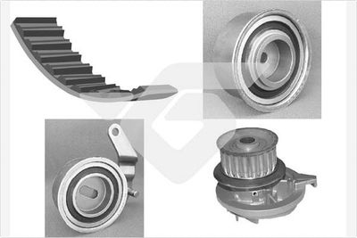 Water Pump & Timing Belt Kit HUTCHINSON KH 112WP10