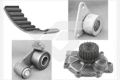 Water Pump & Timing Belt Kit HUTCHINSON KH 117WP22