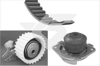 Water Pump & Timing Belt Kit HUTCHINSON KH 119WP38
