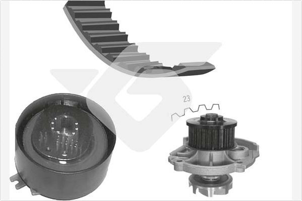 HUTCHINSON KH 139WP39 Water Pump & Timing Belt Kit