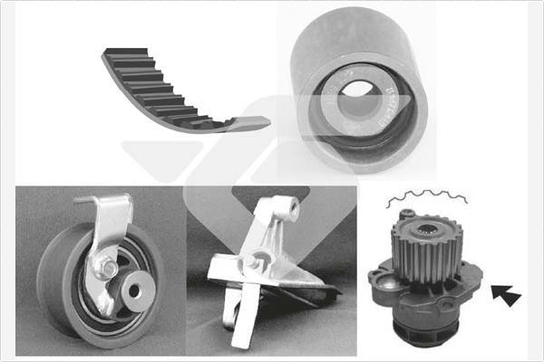 HUTCHINSON KH 150WP71 Water Pump & Timing Belt Kit