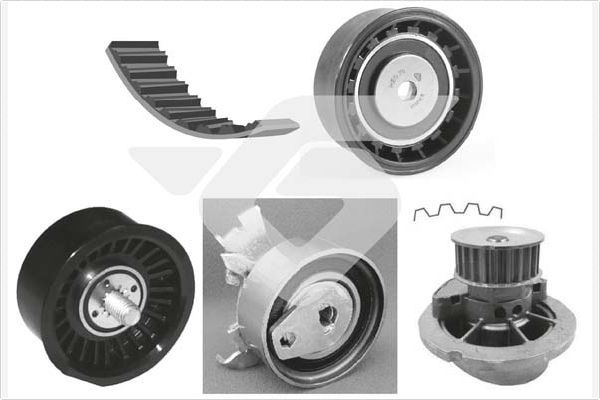HUTCHINSON KH 152WP74 Water Pump & Timing Belt Kit