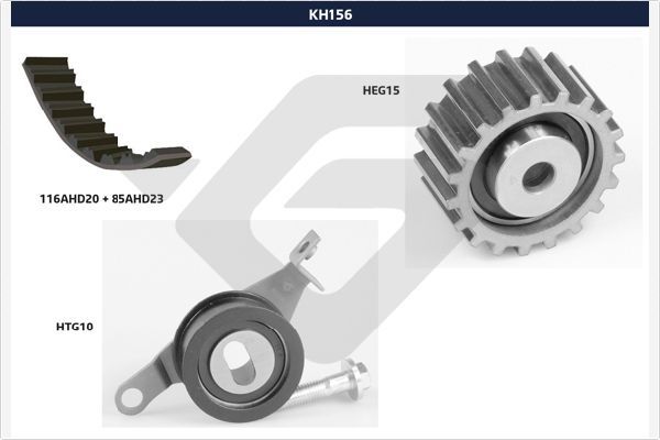 HUTCHINSON KH 156 Timing Belt Kit