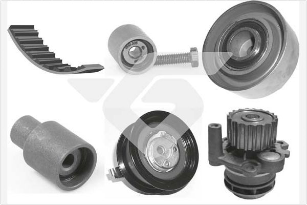 HUTCHINSON KH 160WP52 Water Pump & Timing Belt Kit