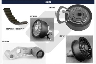 Timing Belt Kit HUTCHINSON KH 192
