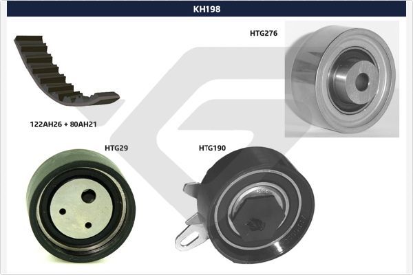 HUTCHINSON KH 198 Timing Belt Kit