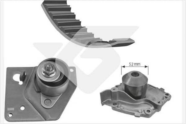 HUTCHINSON KH 235WP62 Water Pump & Timing Belt Kit
