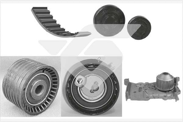 HUTCHINSON KH 256WP43 Water Pump & Timing Belt Kit