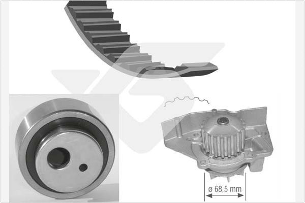 HUTCHINSON KH 25WP12 Water Pump & Timing Belt Kit