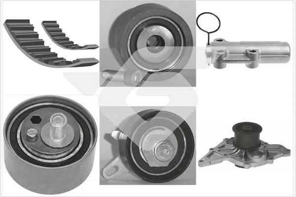 HUTCHINSON KH 266WP69 Water Pump & Timing Belt Kit