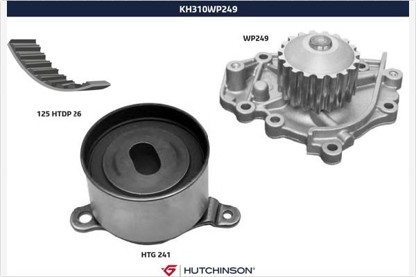 HUTCHINSON KH 310WP249 Water Pump & Timing Belt Kit