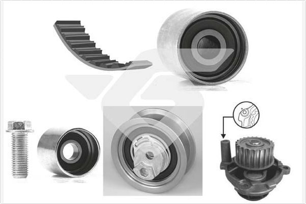 HUTCHINSON KH 333WP73 Water Pump & Timing Belt Kit