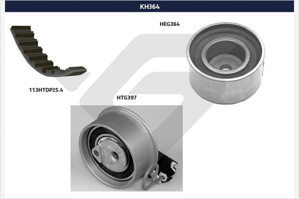 HUTCHINSON KH 364 Timing Belt Kit