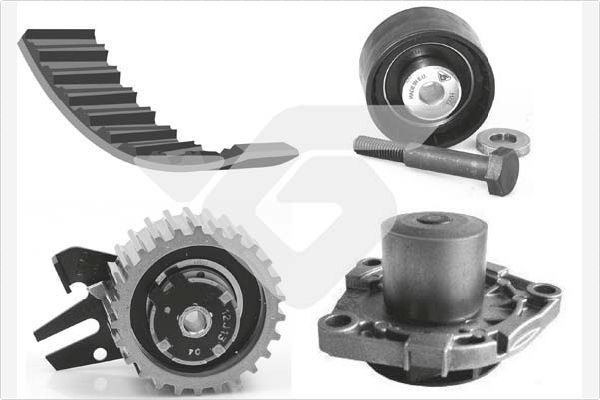 HUTCHINSON KH 411WP72 Water Pump & Timing Belt Kit