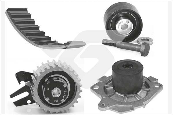 HUTCHINSON KH 446WP54 Water Pump & Timing Belt Kit