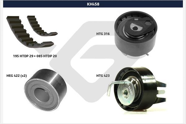 HUTCHINSON KH 458 Timing Belt Kit