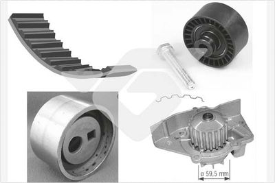 Water Pump & Timing Belt Kit HUTCHINSON KH 46WP27