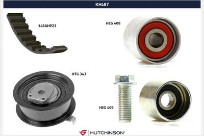 Timing Belt Kit HUTCHINSON KH 487