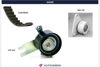Timing Belt Kit HUTCHINSON KH 490