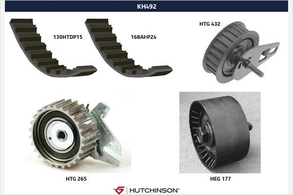 HUTCHINSON KH 492 Timing Belt Kit
