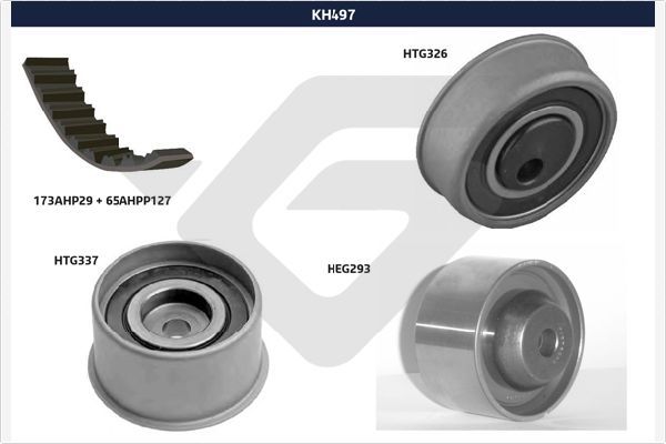 HUTCHINSON KH 497 Timing Belt Kit