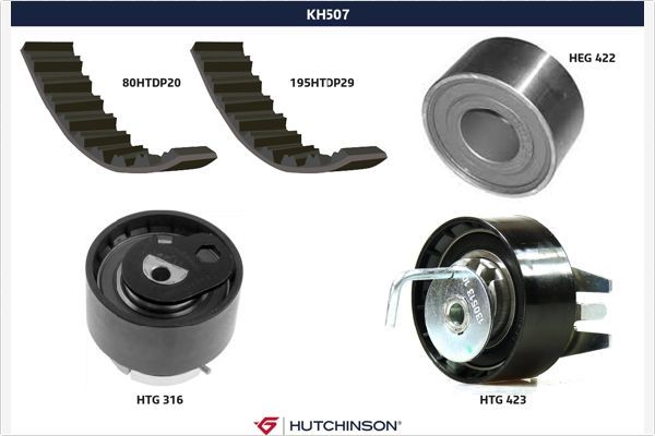 HUTCHINSON KH 507 Timing Belt Kit