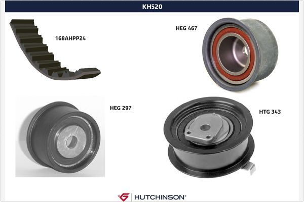 HUTCHINSON KH 520 Timing Belt Kit