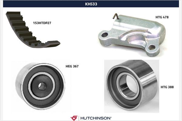 HUTCHINSON KH 533 Timing Belt Kit