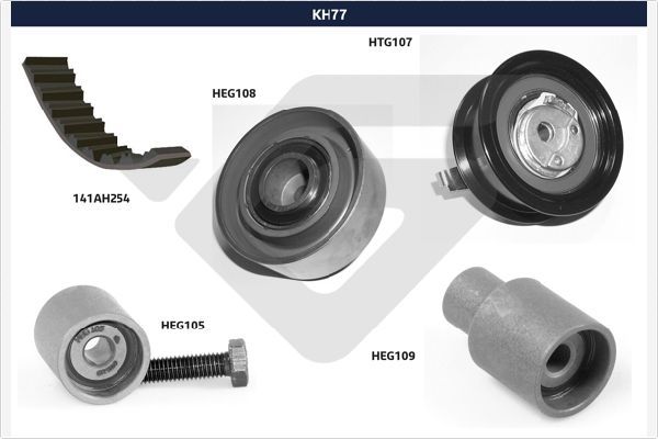 HUTCHINSON KH 77 Timing Belt Kit