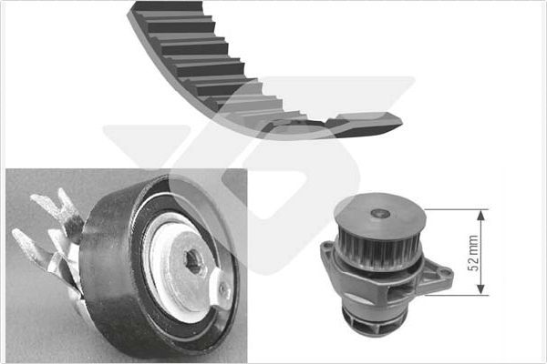 HUTCHINSON KH 88WP24 Water Pump & Timing Belt Kit