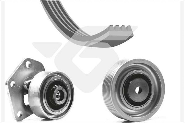 HUTCHINSON KHV 08 V-Ribbed Belt Set