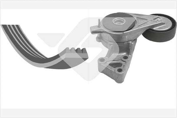 HUTCHINSON KHV 108 V-Ribbed Belt Set