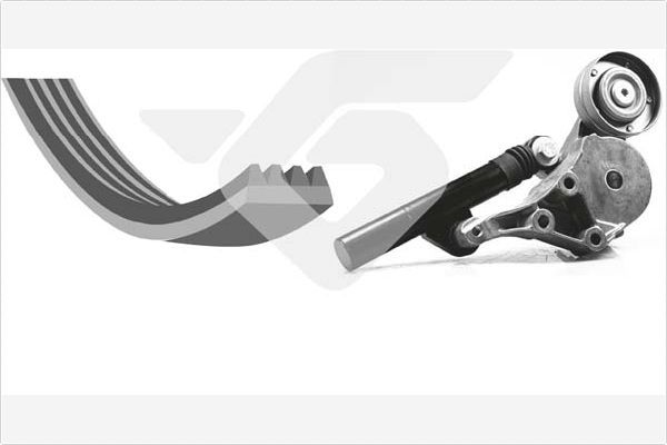 HUTCHINSON KHV 109 V-Ribbed Belt Set