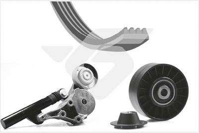 V-Ribbed Belt Set HUTCHINSON KHV 110