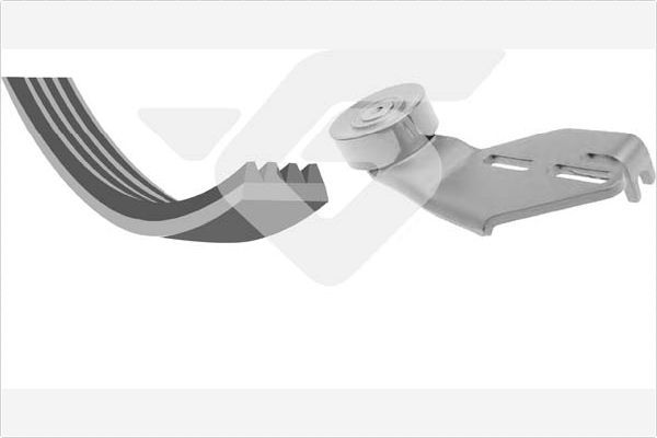 HUTCHINSON KHV 120 V-Ribbed Belt Set