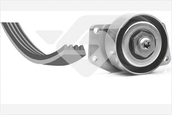 HUTCHINSON KHV 122 V-Ribbed Belt Set