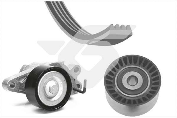 HUTCHINSON KHV 123 V-Ribbed Belt Set
