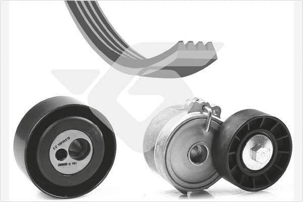 HUTCHINSON KHV 126 V-Ribbed Belt Set
