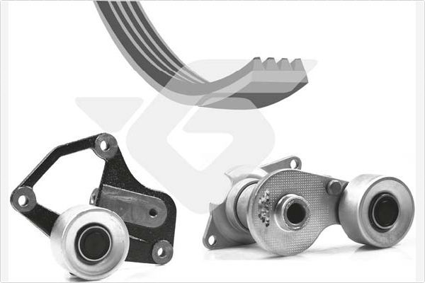 HUTCHINSON KHV 141 V-Ribbed Belt Set