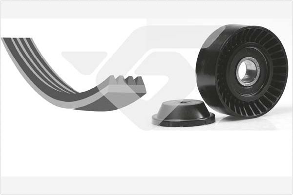 HUTCHINSON KHV 146 V-Ribbed Belt Set