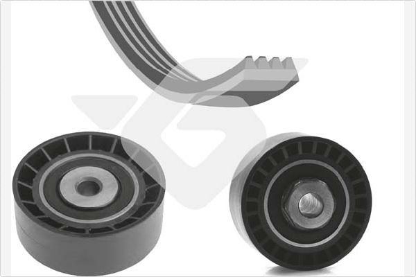 HUTCHINSON KHV 154 V-Ribbed Belt Set