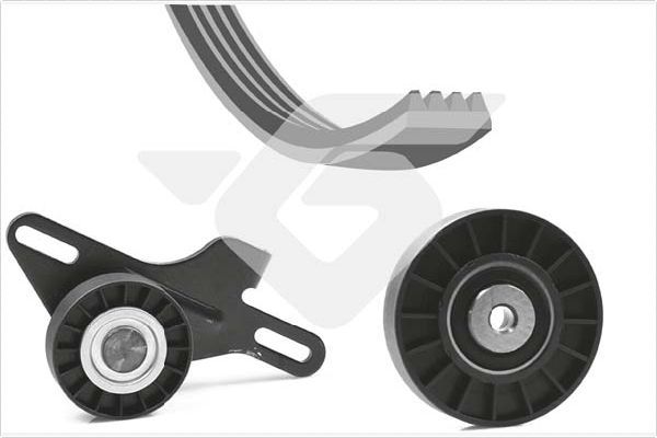 HUTCHINSON KHV 155 V-Ribbed Belt Set