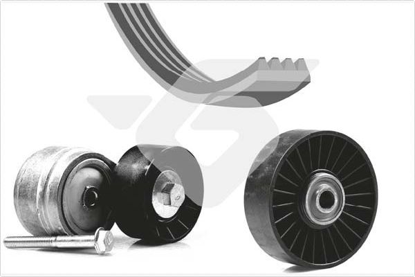 HUTCHINSON KHV 165 V-Ribbed Belt Set
