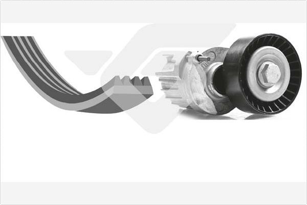 HUTCHINSON KHV 180 V-Ribbed Belt Set